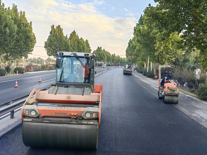 38天，高淄路工程建設(shè)跑出淄博交通加速度