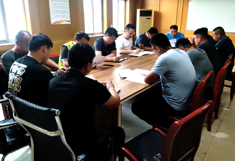 臨淄區(qū)四好路召開安全技術交底會