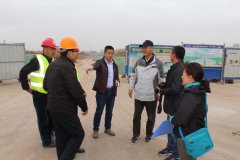 市政分公司市政項目天津路工程獲得淄博水系建設(shè)指揮部先進(jìn)單位流動紅旗