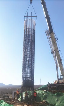 【臨臨風(fēng)采】創(chuàng)陽(yáng)光高速公路，建人民滿意工程——西里互通A匝道橋樁基有序施工