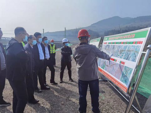 【臨臨風采】淄博市交通建設發(fā)展中心及項目辦領導蒞臨臨臨高速六標調研指導工作